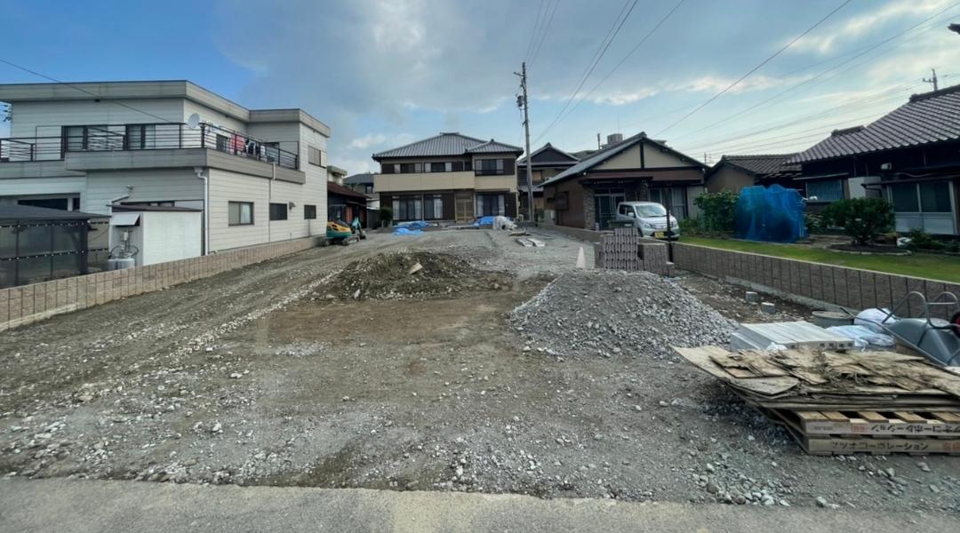 土地を掃除した後の状態